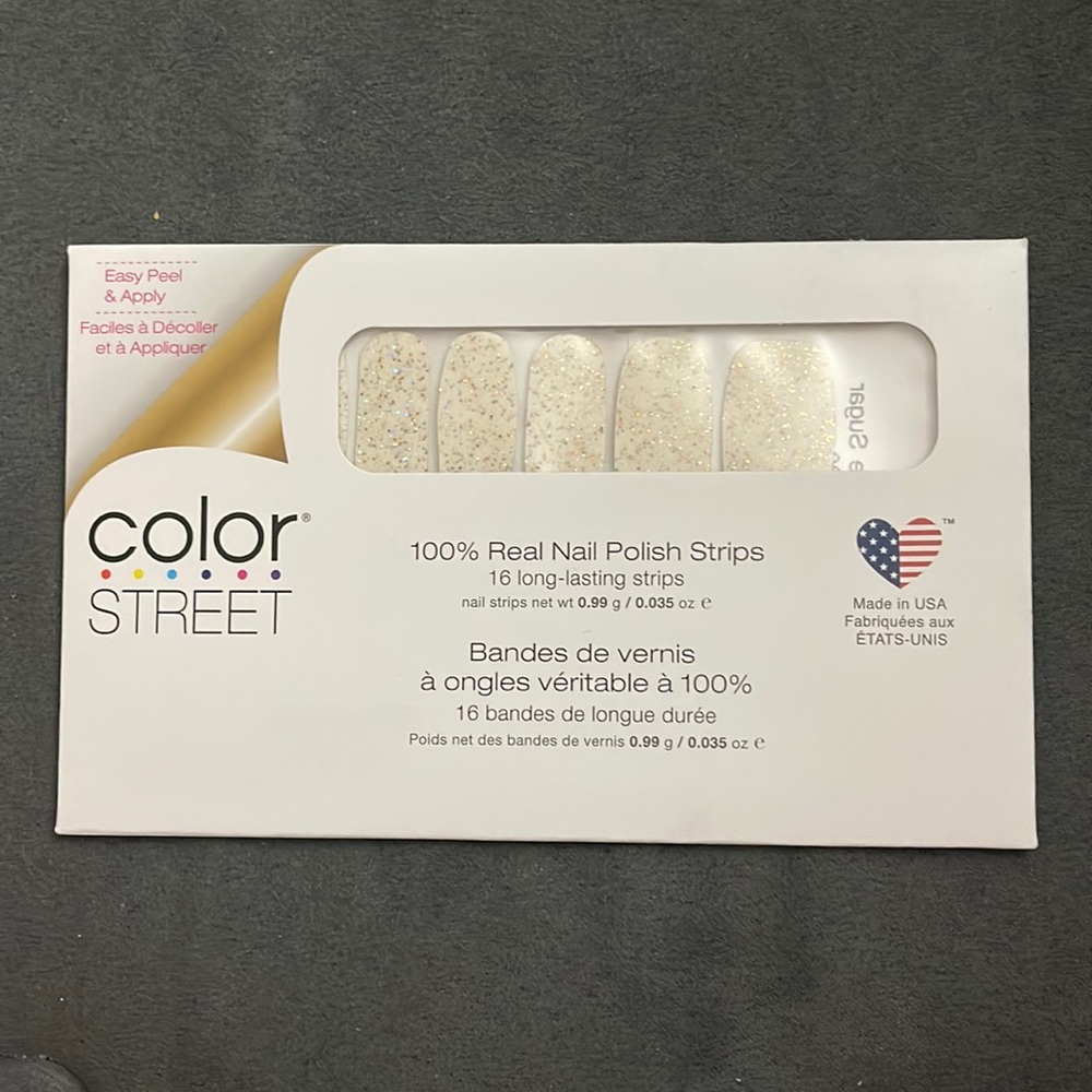 Color Street 100% Real Nail Polish Strips - Champagne Sugar